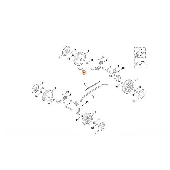 STIHL  Element uchwytu 6350 706 6800